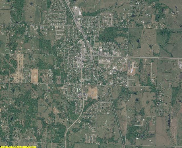 Wagoner County, Oklahoma aerial photography