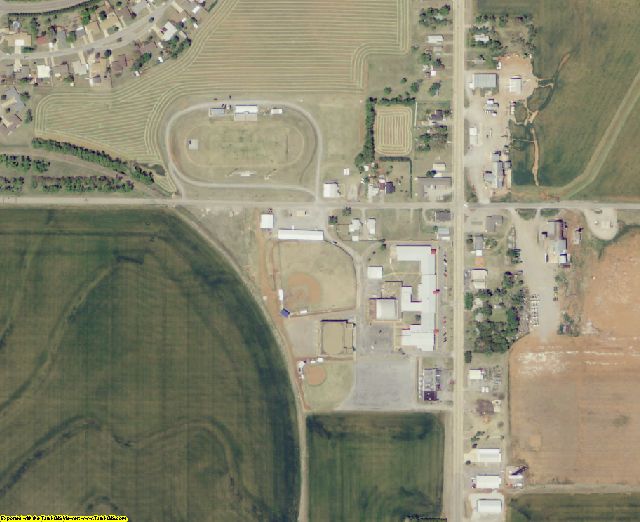Washita County, OK aerial photography detail