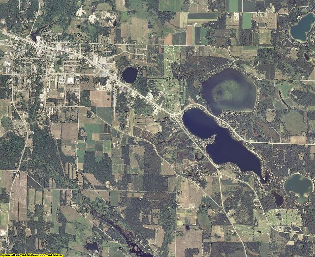 Waushara County, Wisconsin aerial photography