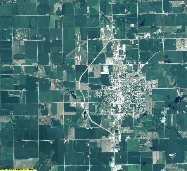 York County, Nebraska aerial photography