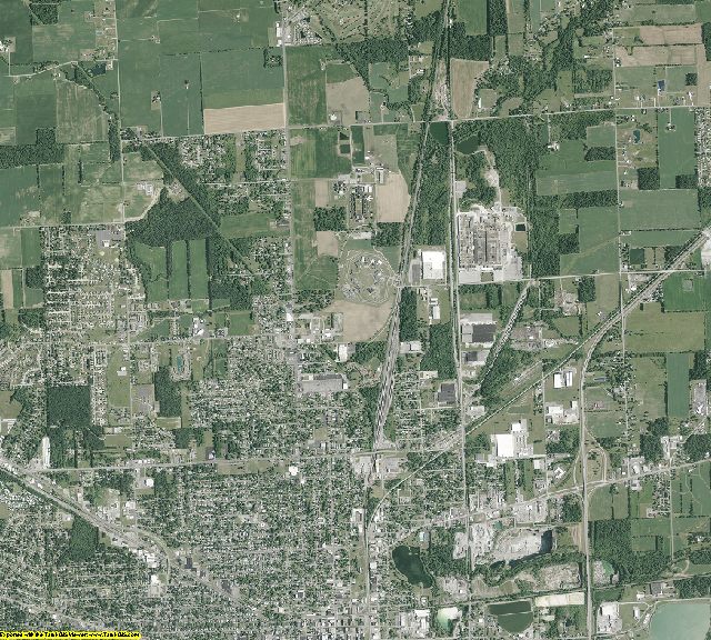 Allen County, Ohio aerial photography