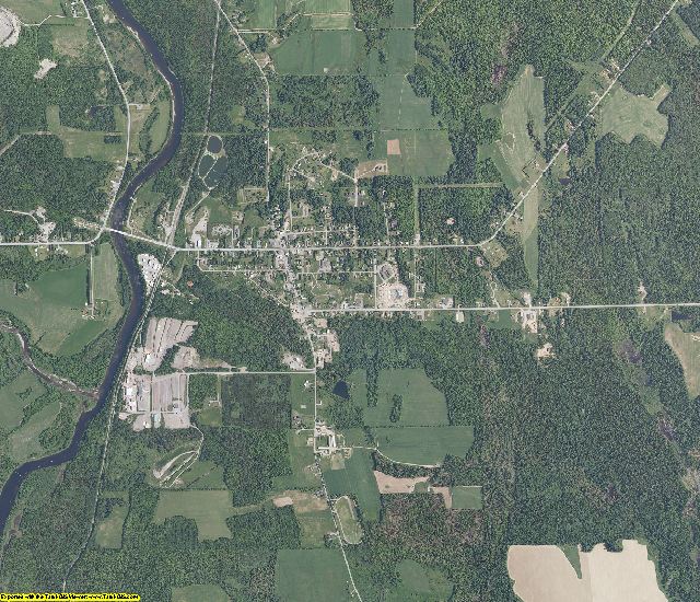 Aroostook County, Maine aerial photography