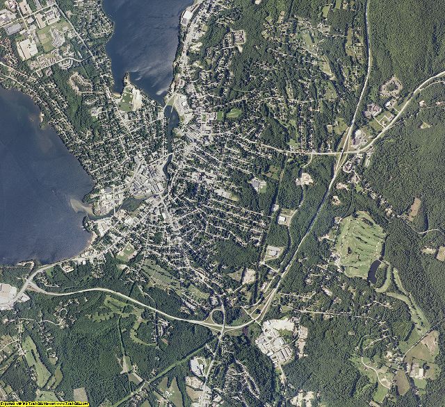 Belknap County, New Hampshire aerial photography