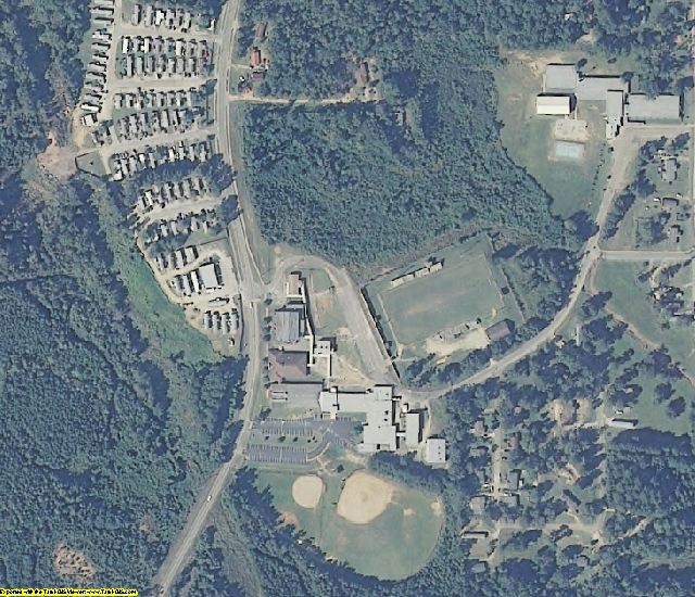 Bullock County, AL aerial photography detail
