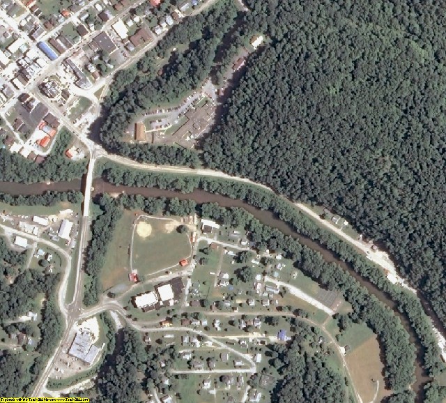 Calhoun County, WV aerial photography detail