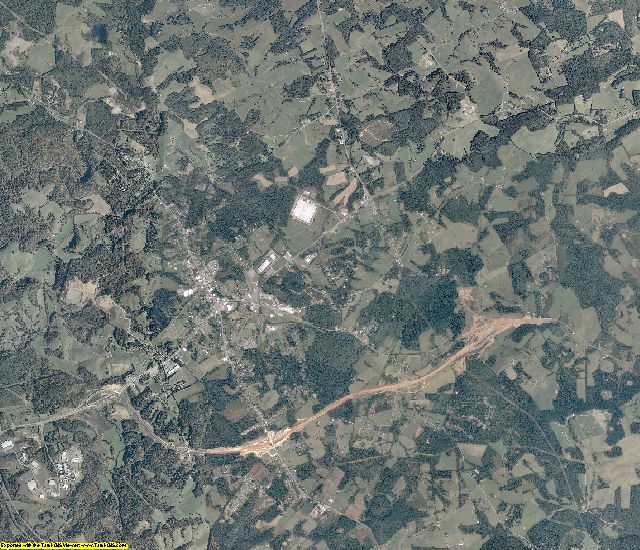 Carroll County, Virginia aerial photography