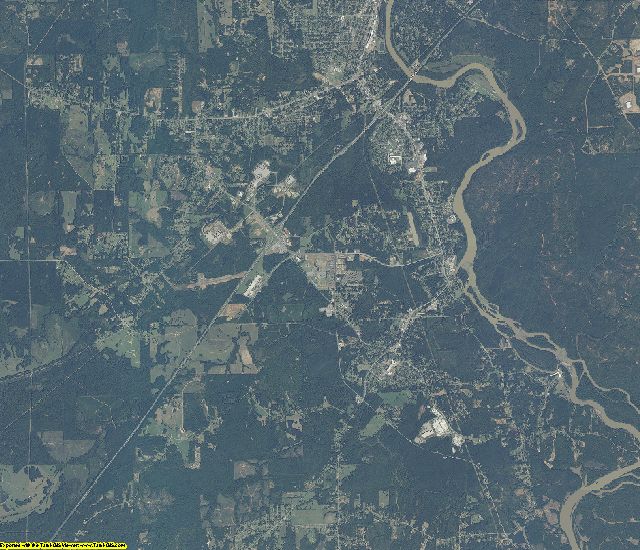 Chambers County, Alabama aerial photography