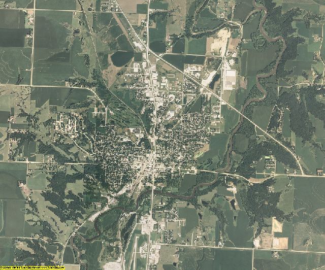 Cherokee County, Iowa aerial photography