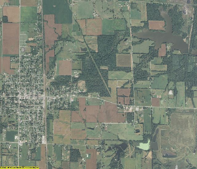 Franklin County, Illinois aerial photography