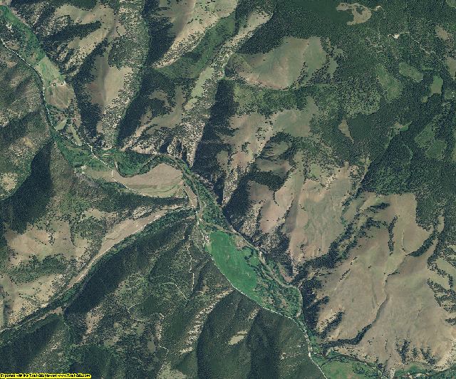 Granite County, Montana aerial photography