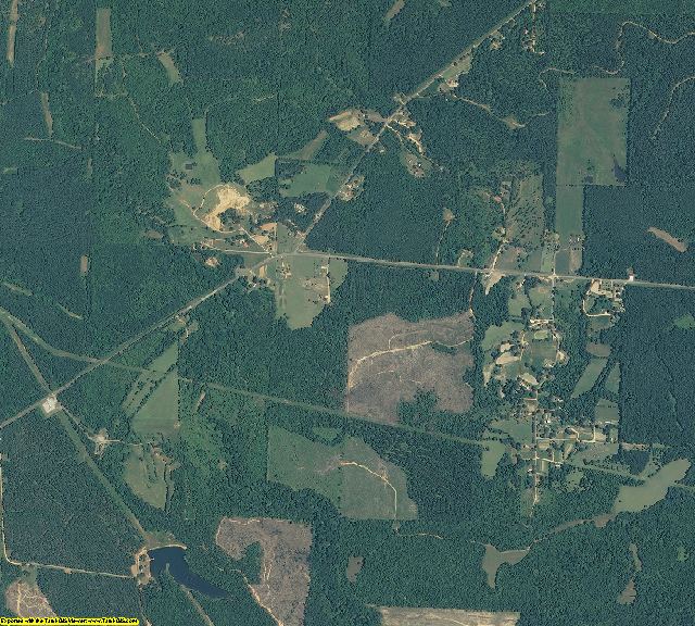 Greene County, Alabama aerial photography