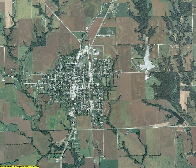 Greene County, Illinois aerial photography