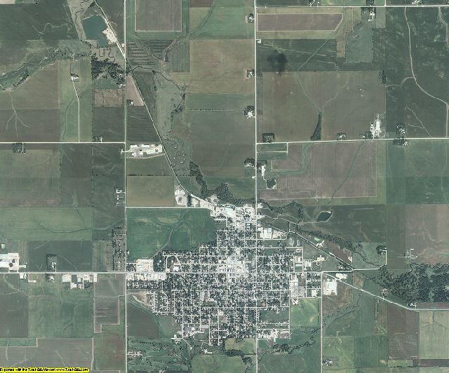 Grundy County, Iowa aerial photography