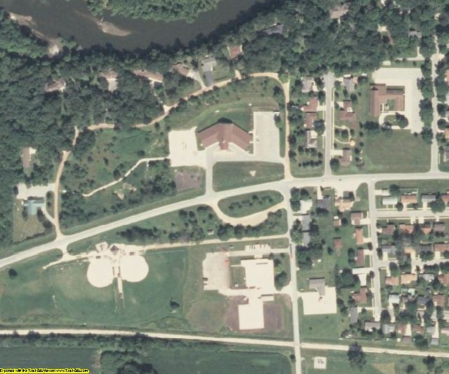 Hardin County, IA aerial photography detail