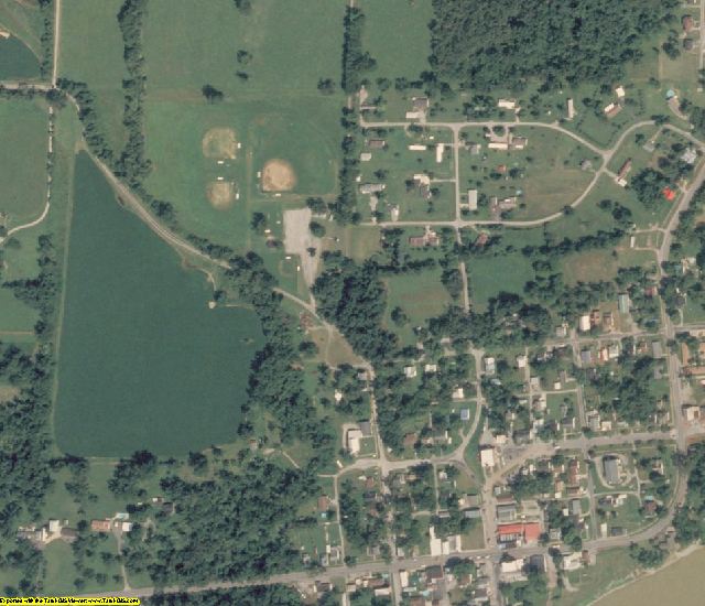 Hardin County, IL aerial photography detail