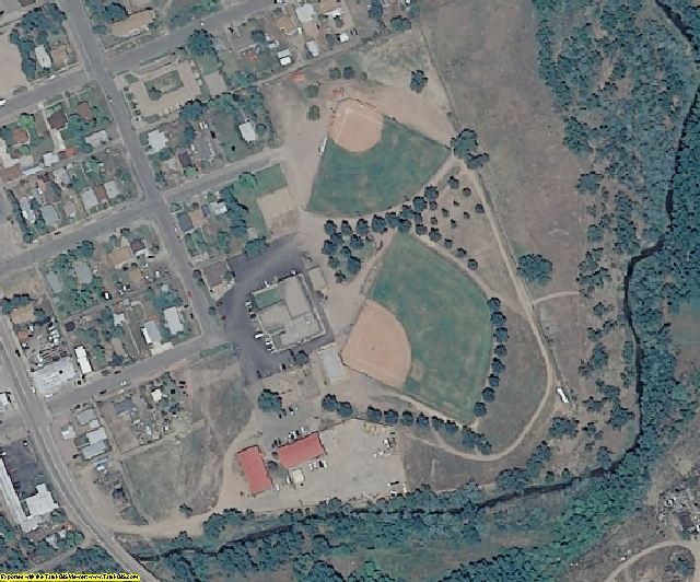 Huerfano County, CO aerial photography detail