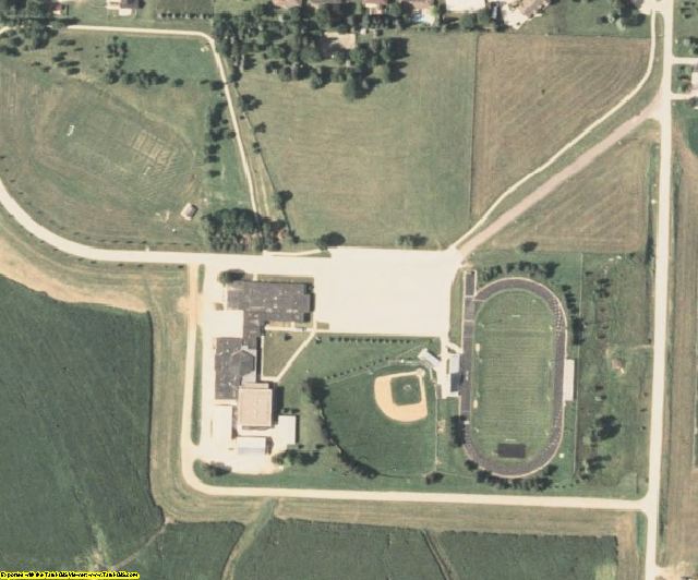 Ida County, IA aerial photography detail