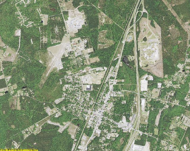 Jasper County, South Carolina aerial photography