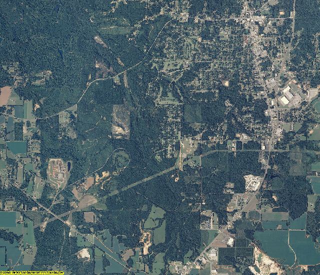 Monroe County, Alabama aerial photography