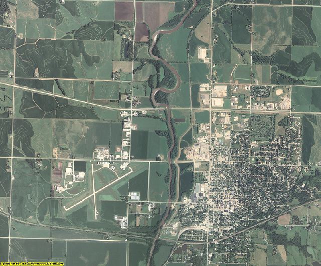 Montgomery County, Iowa aerial photography