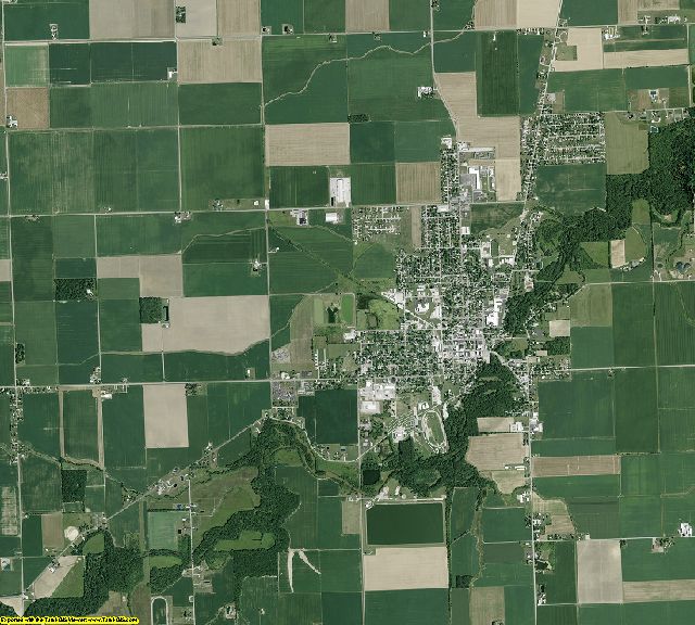 Paulding County, Ohio aerial photography