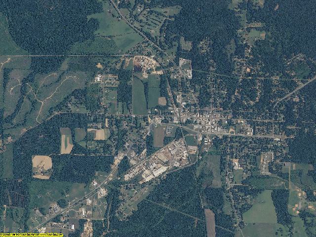 Pickens County, Alabama aerial photography