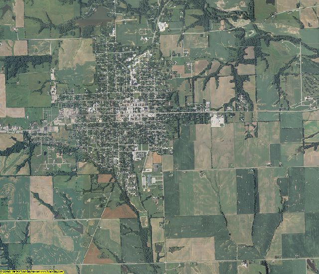Pike County, Illinois aerial photography