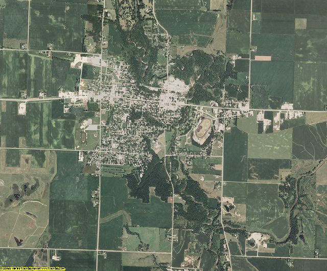 Sac County, Iowa aerial photography