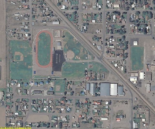 Saguache County, CO aerial photography detail