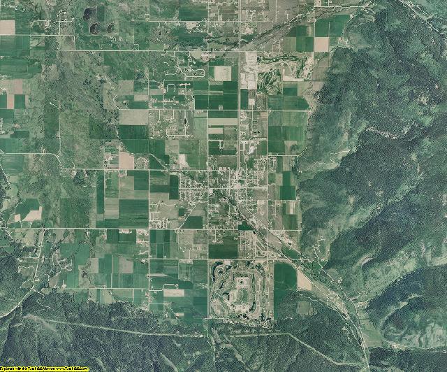 Teton County, Idaho aerial photography