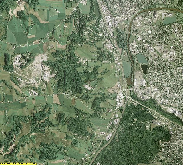 Tuscarawas County, Ohio aerial photography