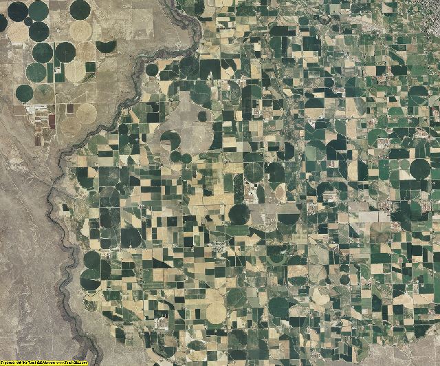 Twin Falls County, Idaho aerial photography