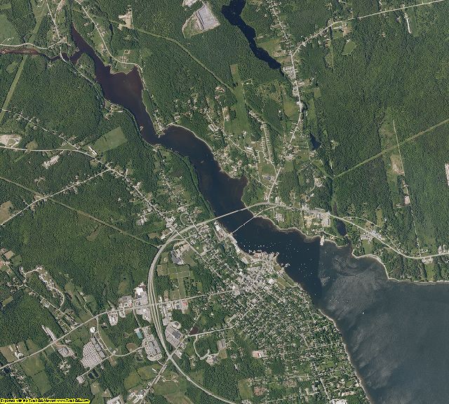 Waldo County, Maine aerial photography