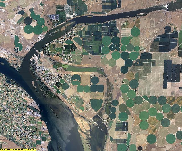 Walla Walla County, Washington aerial photography