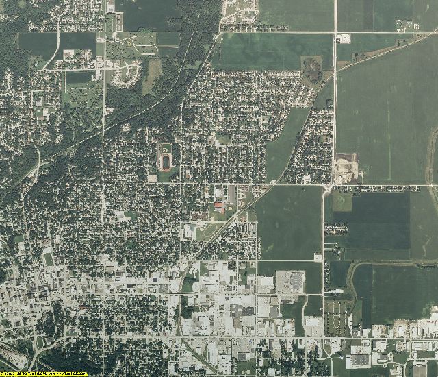 Webster County, Iowa aerial photography