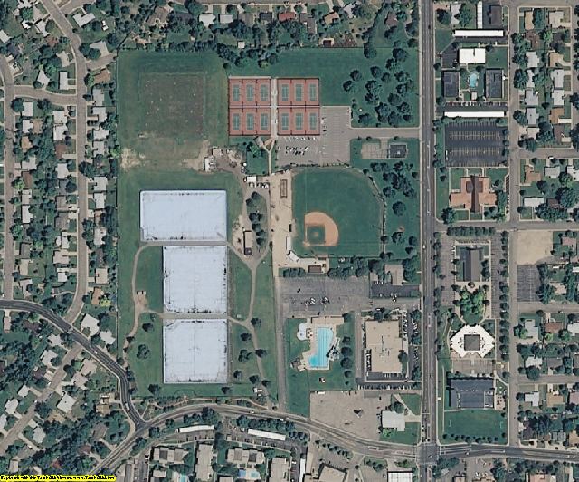 Weld County, CO aerial photography detail