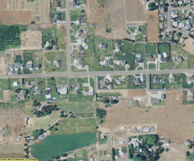Yakima County, WA aerial photography detail