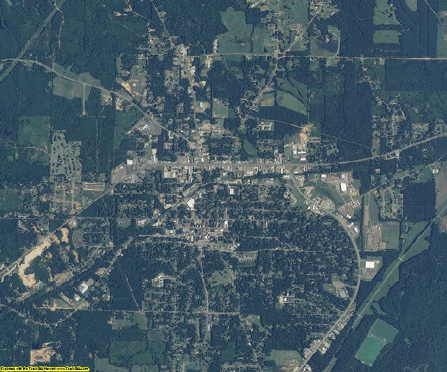 Attala County, Mississippi aerial photography