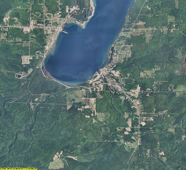 Baraga County, Michigan aerial photography