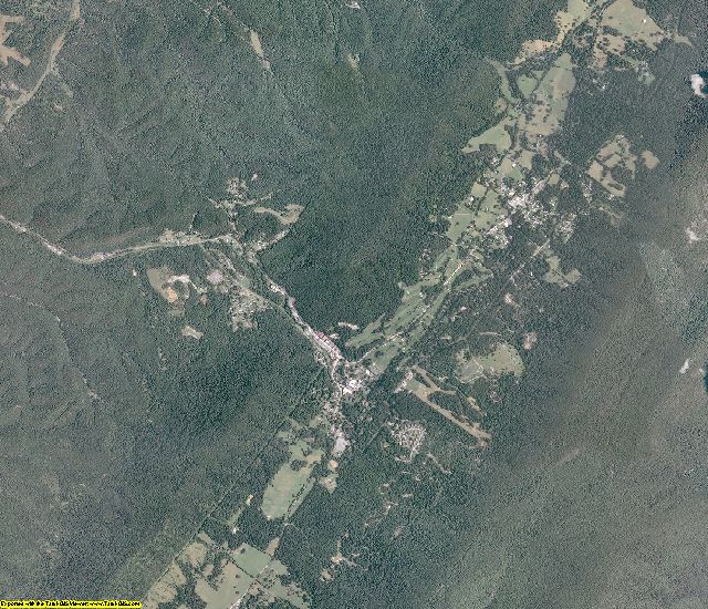Bath County, Virginia aerial photography