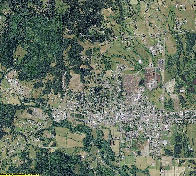 Benton County, Oregon aerial photography