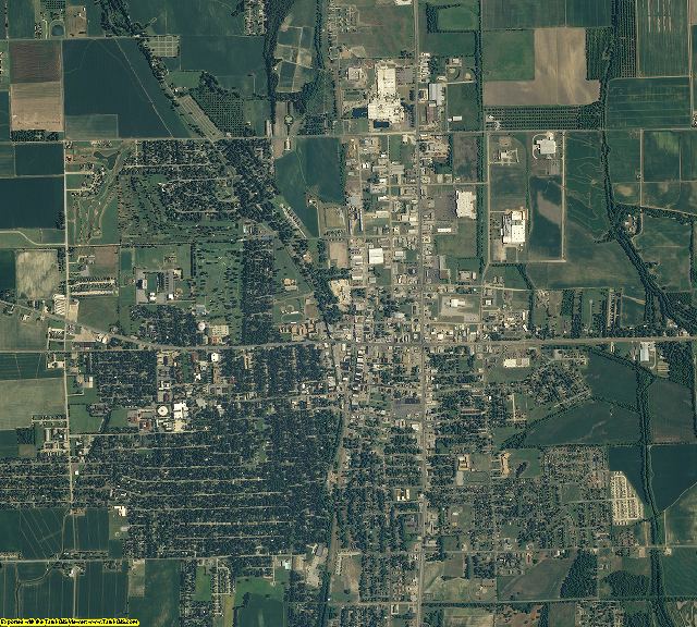 Bolivar County, Mississippi aerial photography