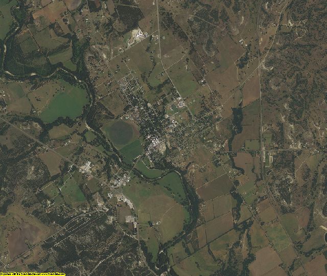 Bosque County, Texas aerial photography