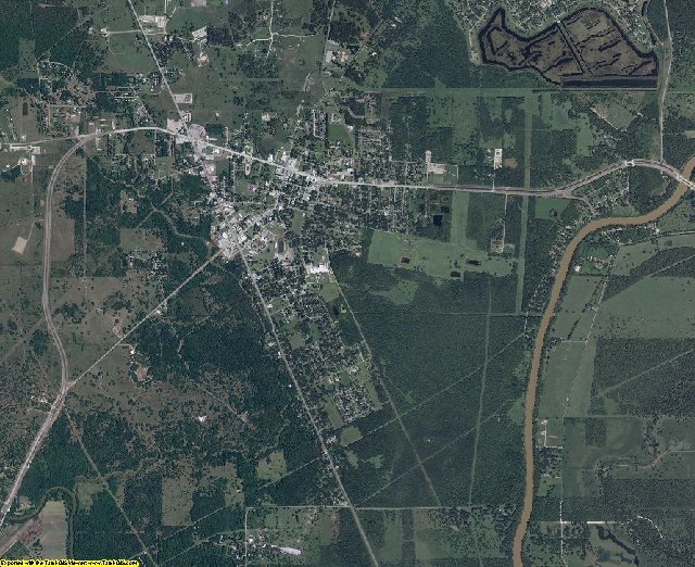 Brazoria County, Texas aerial photography