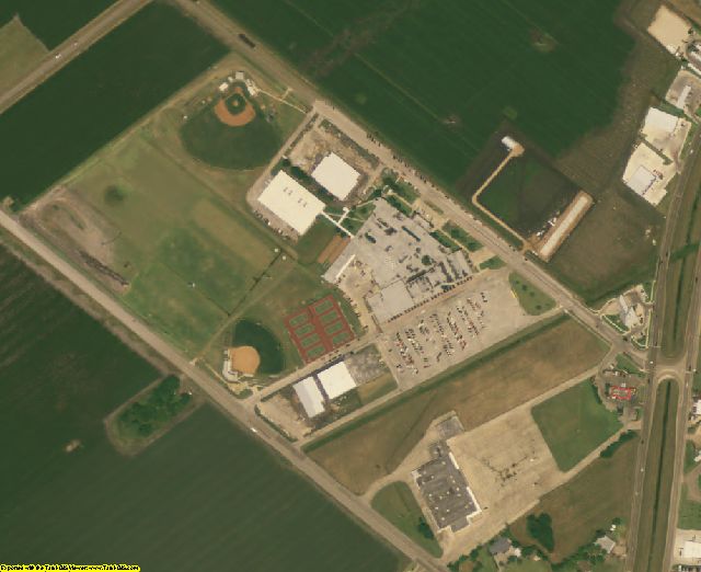 Calhoun County, TX aerial photography detail