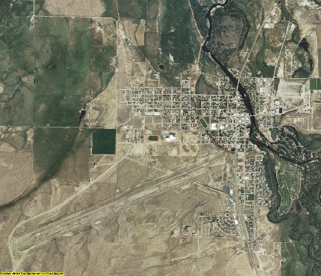 Carbon County, Wyoming aerial photography