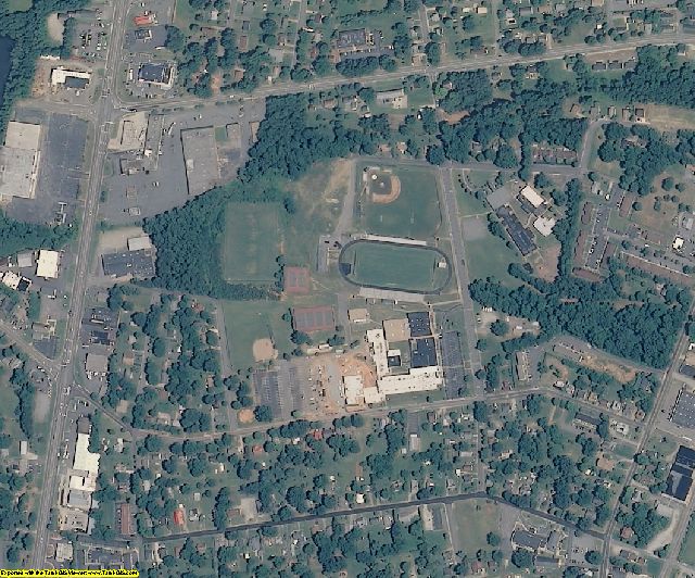 Catawba County, NC aerial photography detail