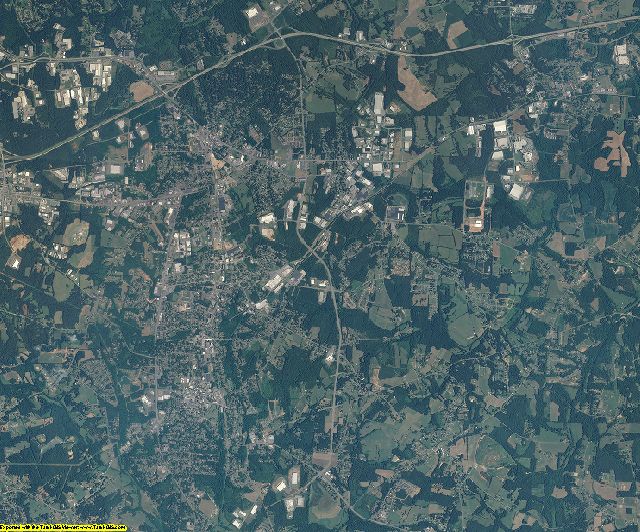 Catawba County, North Carolina aerial photography