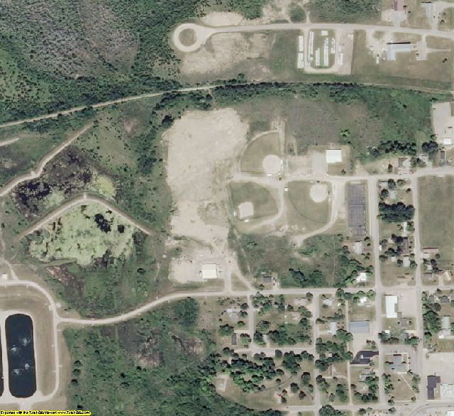 Cheboygan County, MI aerial photography detail