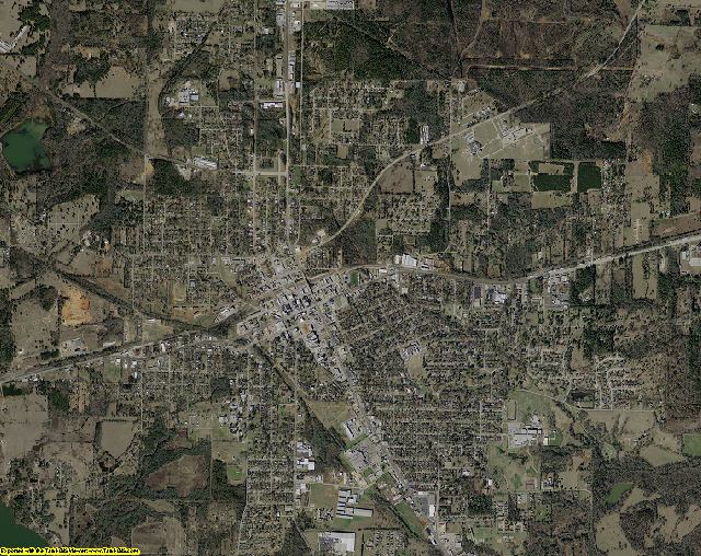 Cherokee County, Texas aerial photography